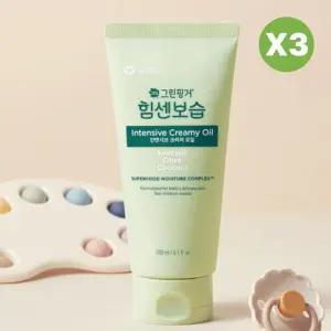 그린핑거 신생아 유아 고보습 마사지 180ml 3개