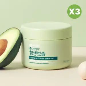 그린핑거 신생아 유아 보습 크림 출산 준비 300g 3개