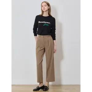 [하프클럽/]고퀄리티 울 핀턱 와이드 팬츠 (택가격 198000원)