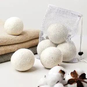 건조기 양모볼 빨래 드라이 정전기 섬유유연제 볼 6p