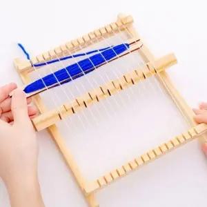 양말목 공예 티코스터 만들기 위빙틀 직조틀 직조기 타피 스트리 태피스트리 미니 베틀_23442562