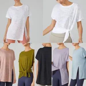 청복앞절개루즈핏속건반팔 복 상의