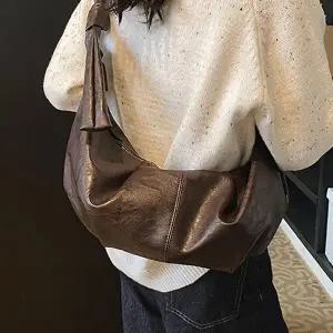 [다잇템] 여성 캐쥬얼 어깨 호보 스트랩 크로스백