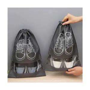 [콩심팥심]여행용 신발 정리 주머니 일회용 파우치 포켓 수납 5P