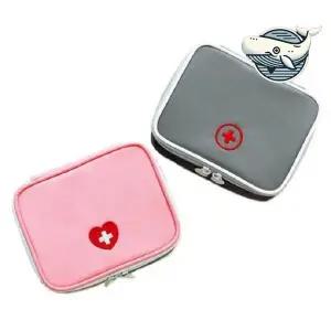 휴대용 작은 응급처치 미니 구급 상비약 파우치