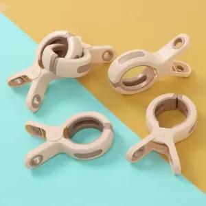 이시아르 빨래집게 5P세트 빨래 널기 편리한 고리 이불집게 대형빨래집게 피치빨래집게