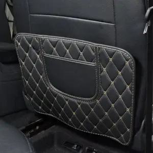 차량용 하단 시트보호 킥매트 블랙아이보리 시트커버 차량시트보호 자동차시트