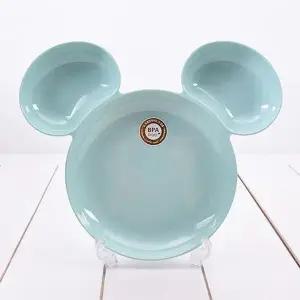 [셀러에이드]유아식기 멜라민접시 캐릭터접시(민트)