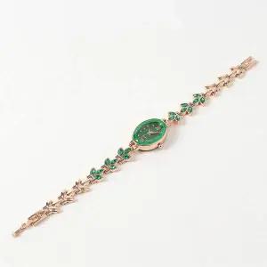 [골드스마일]여성용 손목시계 그린