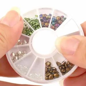 [하프클럽/]네일아트 용품 스톤 장식 젤네일 재료 레진 아트 네일 스톤세트