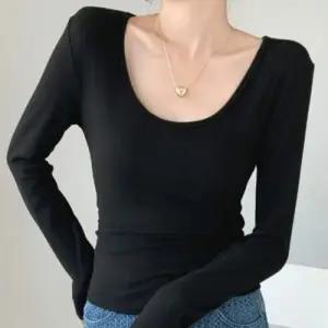 여리핏 U넥 긴팔 티셔츠 JSC-d0183