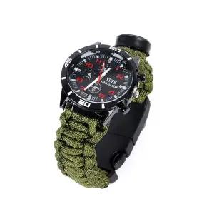 밀리터리 캠핑 등산시계 카키 시계 야외 다기능