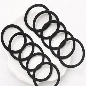 튼튼한 머리고무줄 여성 헤어 검정 머리끈
