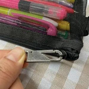 비너형 만능 지퍼 고리 손잡이 블랙 5P 머리 셀프 수리