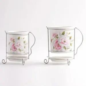 원형 위생 수저통 수저 스푼 숟가락 꽂이