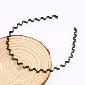 웨이브 메탈 머리띠 철사 헤어밴드