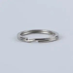 연결 고리 납작 이중 오링 실버 25mm 10P 키링 부자재 재료