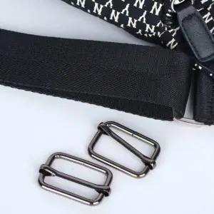 가방끈 부자재 끈조절 클립 흑니켈 32mm 2P 줄이기 왈자