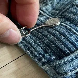 바지허리 줄이기 걸고리 요술 단추 실버 수선 매직 사이즈 조절