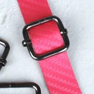 가방끈 부자재 끈조절 클립 흑니켈 20mm 2P 줄이기 왈자