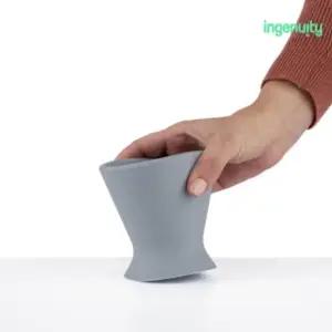 스엔코샵 원핸드 보틀 젖병 수유용품 보관용기 그레이