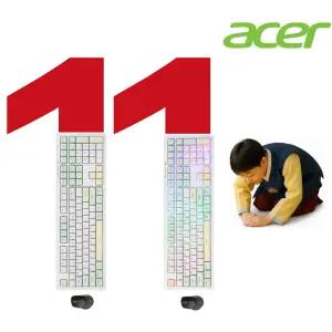 에이서 저소음 멤브레인 유선 키보드 저소음 무선 마우스 패키지