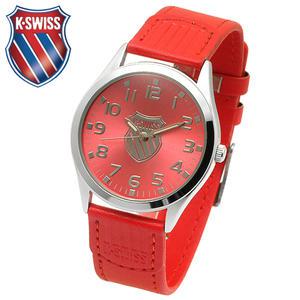 K SWISS 정품 KS117-33 빨강 케이스위스 손목 시계