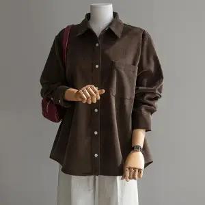 (안나앤플러스) A. 베른 코듀로이 셔츠[셔츠C0906Q03] 빅사이즈