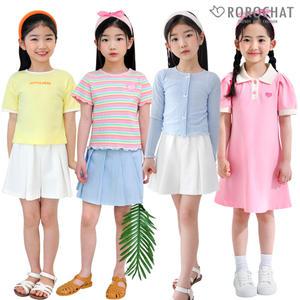 [로로샤]아동 여아 키즈 유아 주니어 여름 데일리 티셔츠 상하복 원피스 팬츠 아우터 악세사리