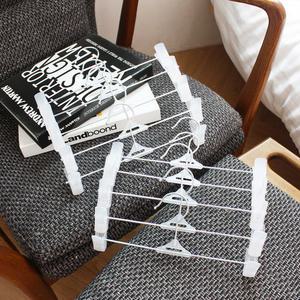 화이트 집게 바지걸이 20개