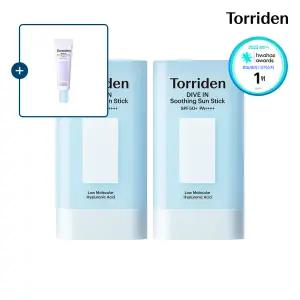 [SET] 토리든 다이브인 모이스처 수딩 선스틱 19g X 2개 (+퍼플 톤업 선크림 20ml)
