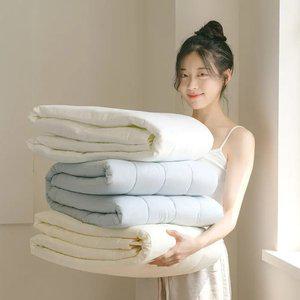 [아망떼] 먼지없이 부드러운 무소음 사계절 고정밴드 침대패드 SS/Q/K