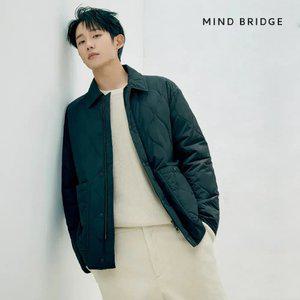 (택가 129,000) 마인드브릿지 두굿_카라퀼팅점퍼 MXJP7150