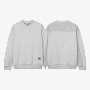 (택가 79,900) 마인드브릿지 두굿_데님 믹스 오버핏 맨투맨 MYTS2153