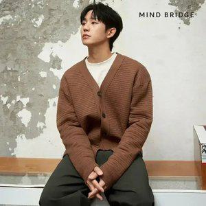 (택가 99,000) 마인드브릿지 [COUTURE]크로셰세미오버핏가디건 MYCD6170