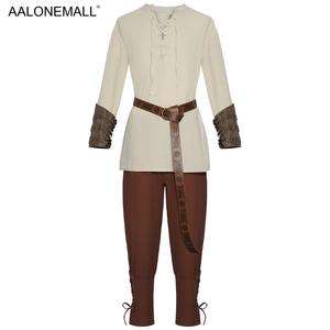 할로윈 코스프레의상 AALONEMALL 중세 해적 셔츠 체육대회 반티 졸업사진컨셉 무대 공