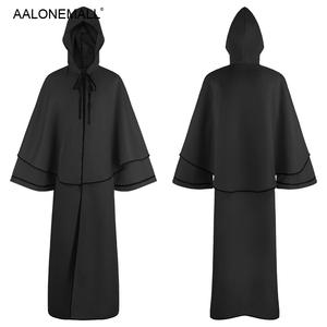 중세 코스프레 망토 5색 후드 롱가운 AALONEMALL 체육대회 반티 졸업사진컨셉 사제복