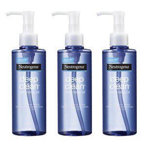 뉴트로지나 딥클린 클렌징 오일 200ml, 3개+증정(아크네 폼 10g 2개)