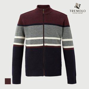 [TREMOLO] 배색 집업 가디건 _TRNBCYF8581