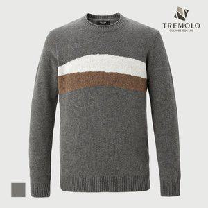 [TREMOLO] 라운드 원포인트 니트_TRNBRYF8551