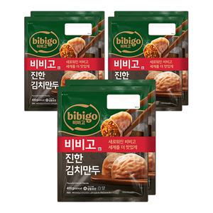 [CJ] 비비고 수제진한김치만두 400g, 2입, 3개 (총 6개)