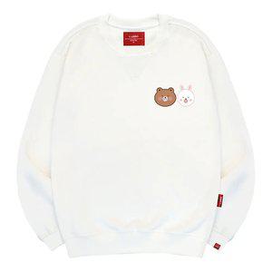 엘라모 3M 큐티애니멀프렌즈 맨투맨 남녀공용 빅사이즈 S~4XL