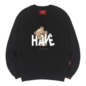 엘라모 3M 나이스베어 맨투맨 남녀공용 빅사이즈 S~4XL