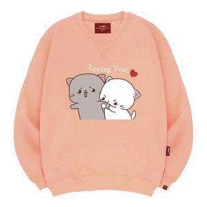 엘라모 3M 러빙유 맨투맨 남녀공용 빅사이즈 S~4XL