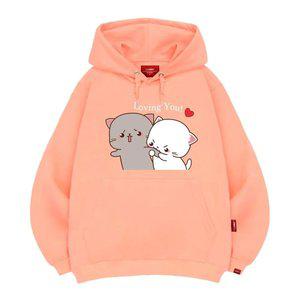 엘라모 3H 러빙유 후드티 남녀공용 빅사이즈 M~4XL