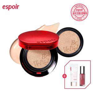 에스쁘아 NEW 비벨벳 커버 쿠션 (본품+리필+선크림 30ml+미니립)
