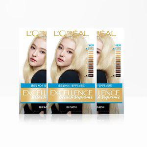 로레알파리 엑셀랑스 블리치(탈색제) 3개
