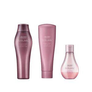 시세이도 루미노포스 샴푸250ml 트리트먼트 250ml 블릴리언스 오일 100ml 세트 염색모
