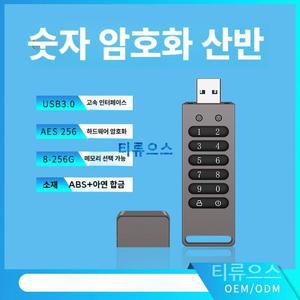 비밀번호 USB 드라이브 32GB 암호화 티류으스