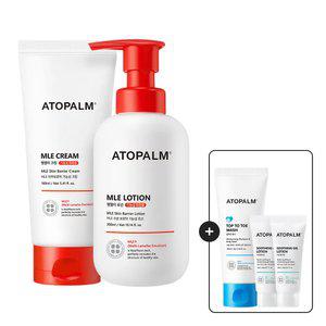 아토팜 MLE 크림 160ml+MLE 로션 300ml (gift 탑투토워시/수딩젤로션)